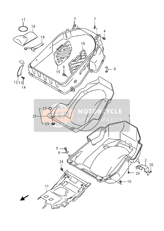 9221005H00, Mat, Helmet Box, Suzuki, 0